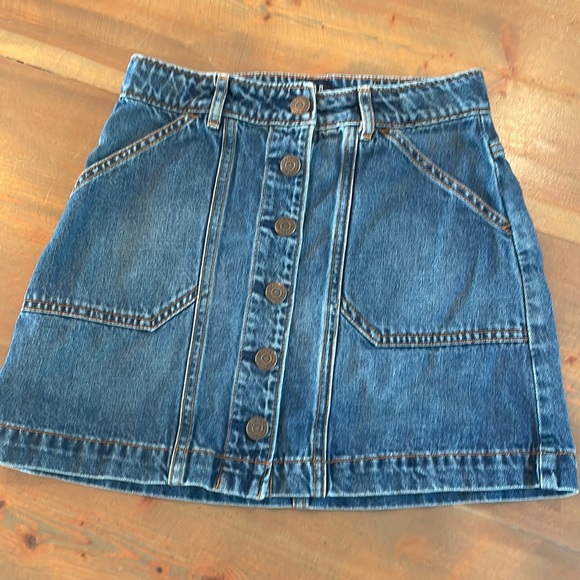 Girls Jean Skirt - Picture 1 of 2
